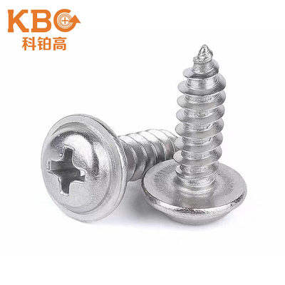 盘头带垫十字槽自攻钉尖尾