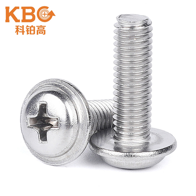 盘头十字带垫机螺丝DIN967